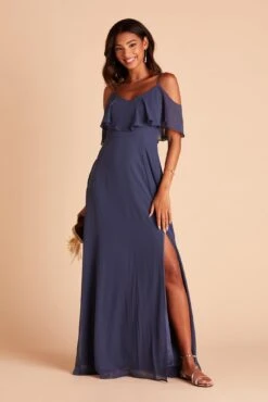 Jane Convertible Dress - Slate Blue