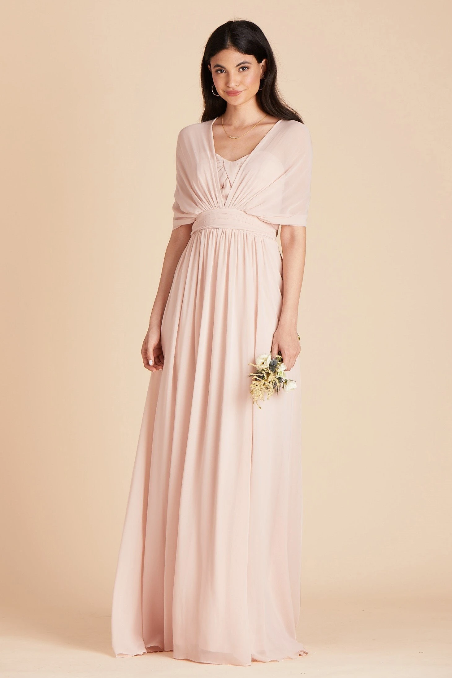 Grace Convertible Dress - Pale Blush 9 Grace Convertible Dress - Pale Blush - Image 7
