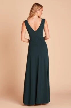 Shamin Crepe Dress - Emerald -Elegance Bridal Store a950499a136d34606de7603738b4b576