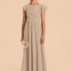 Celine Junior Dress - Almond -Elegance Bridal Store almond celine junior bridesmaid dress 01