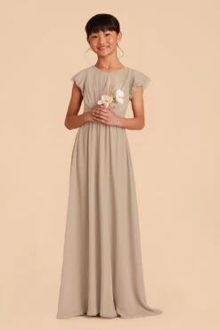Celine Junior Dress - Almond 8 Celine Junior Dress - Almond -Elegance Bridal Store almond celine junior bridesmaid dress 02