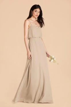 Gwennie Dress - Almond -Elegance Bridal Store almond gwennie convertible non slit bridesmaid dress 04