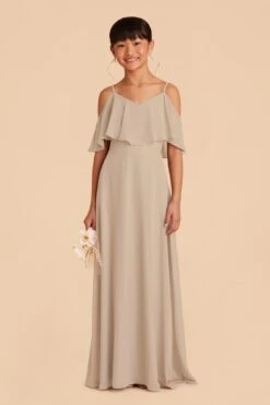 Janie Convertible Junior Dress - Almond -Elegance Bridal Store almond janie junior bridesmaid dress 04