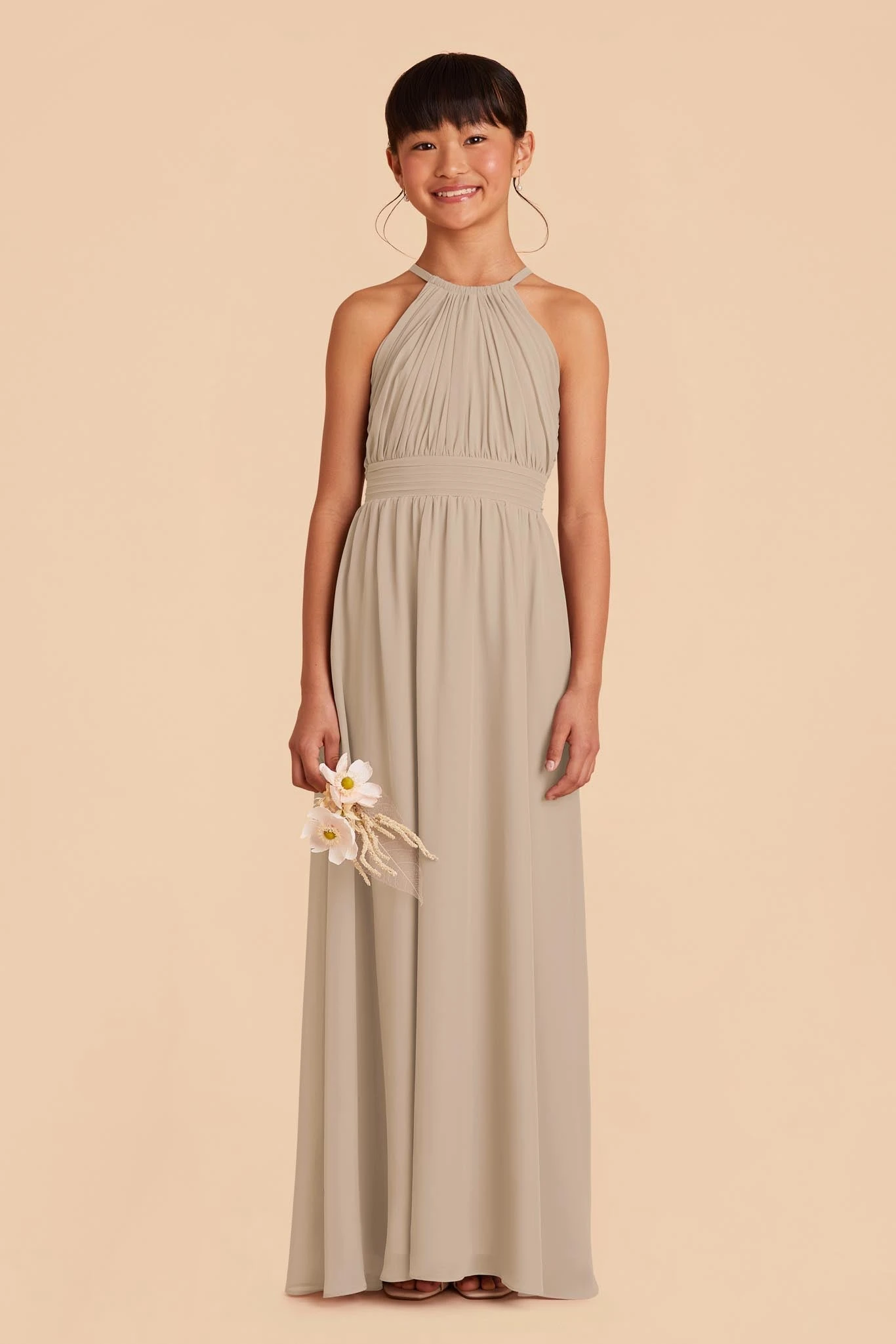 Sienna Junior Dress - Almond 3 Sienna Junior Dress - Almond