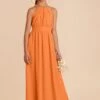 Sienna Junior Dress - Apricot -Elegance Bridal Store apricot sienna junior bridesmaid dress 03