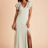 Hannah Crepe Dress - Sage