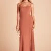 Ash Crepe Dress - Terracotta -Elegance Bridal Store b4ff49a44d3bc5d4a31323b97fd31a5b