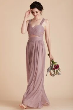 Elsye Dress - Mauve
