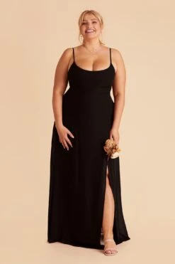 Amy Chiffon Dress - Black -Elegance Bridal Store black amy plus size bridesmaid dress 01 c776c859 b465 4ede a5e3 1ce8badd59f4