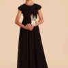 Celine Junior Dress - Black 2 Celine Junior Dress - Black -Elegance Bridal Store black celine junior bridesmaid dress 02