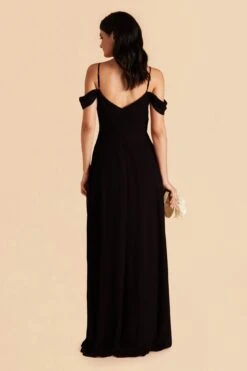 Devin Convertible Dress - Black -Elegance Bridal Store black devin convertible bridesmaid dress 02