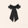 Liz Flower Girl Sash - Black 2 Liz Flower Girl Sash - Black -Elegance Bridal Store black liz flower girl sash 02