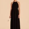 Sienna Junior Dress - Black 1 Sienna Junior Dress - Black -Elegance Bridal Store black sienna junior bridesmaid dress 01