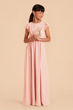 Celine Junior Dress - Blush Pink 9 Celine Junior Dress - Blush Pink -Elegance Bridal Store blush pink celine junior bridesmaid dress 03