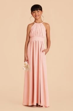 Sienna Junior Dress - Blush Pink 10 Sienna Junior Dress - Blush Pink -Elegance Bridal Store blush pink sienna junior bridesmaid dress 02