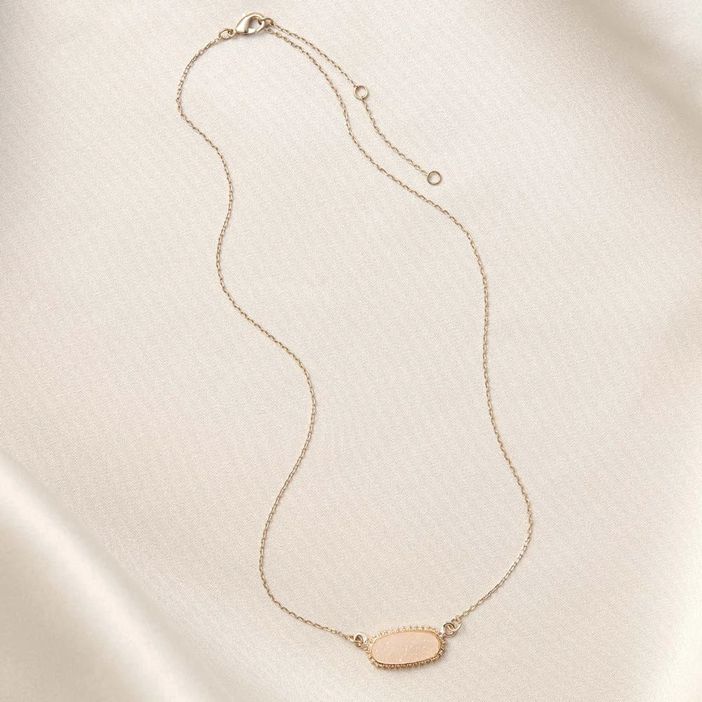 Presley Charm Necklace - Blush 5 Presley Charm Necklace - Blush - Image 3