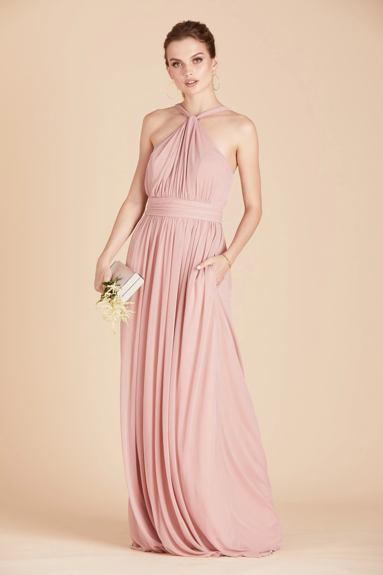 Kiko Dress - Dusty Rose 3 Kiko Dress - Dusty Rose