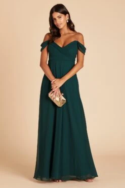 Spence Convertible Dress - Emerald -Elegance Bridal Store c9a701dec5a41a1857e436cb11d309cb