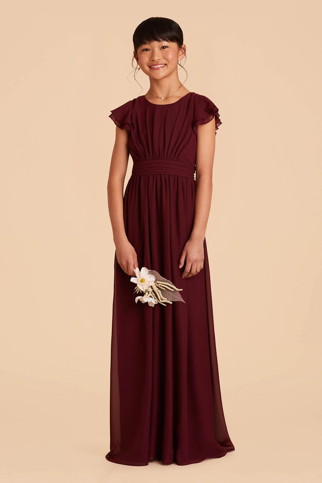 Celine Junior Dress - Cabernet 6 Celine Junior Dress - Cabernet - Image 4