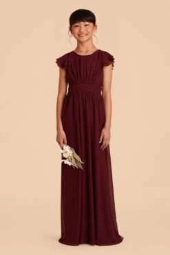 Celine Junior Dress - Cabernet 13 Celine Junior Dress - Cabernet -Elegance Bridal Store cabernet celine junior bridesmaid dress 02