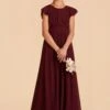 Celine Junior Dress - Cabernet 2 Celine Junior Dress - Cabernet -Elegance Bridal Store cabernet celine junior bridesmaid dress 03