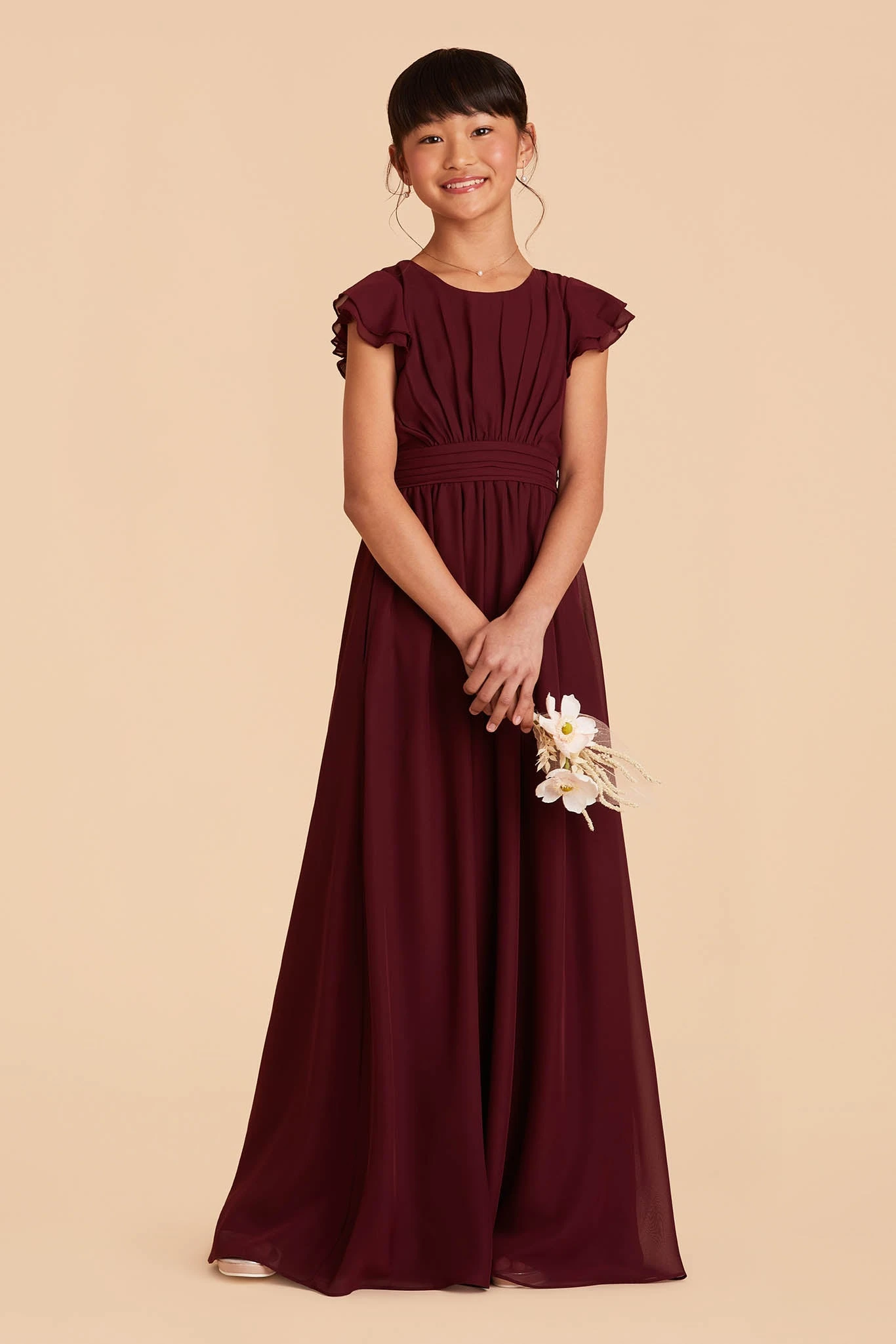 Celine Junior Dress - Cabernet 3 Celine Junior Dress - Cabernet