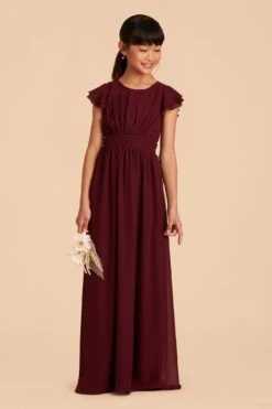 Celine Junior Dress - Cabernet 11 Celine Junior Dress - Cabernet -Elegance Bridal Store cabernet celine junior bridesmaid dress 05