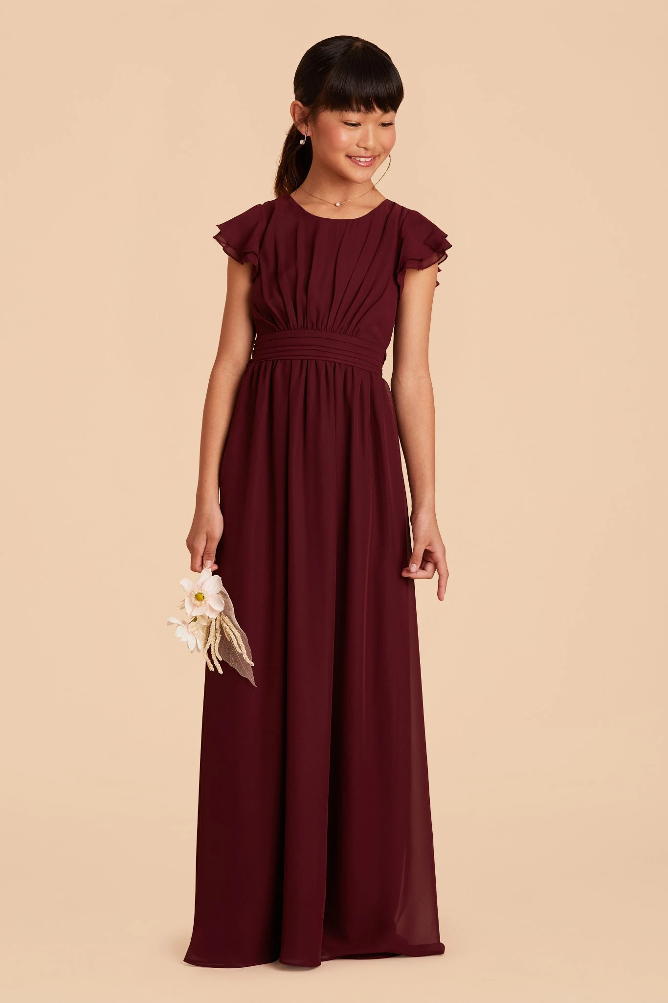Celine Junior Dress - Cabernet 5 Celine Junior Dress - Cabernet - Image 3