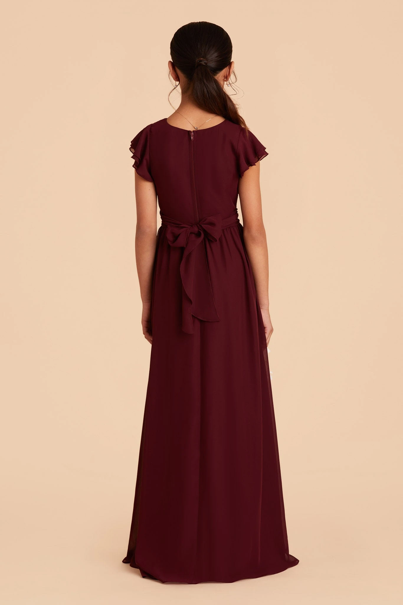 Celine Junior Dress - Cabernet 9 Celine Junior Dress - Cabernet - Image 7