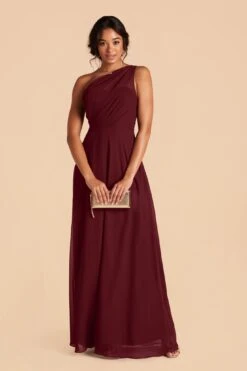 Kira Dress - Cabernet -Elegance Bridal Store cabernet convertible bridesmaid dress 01