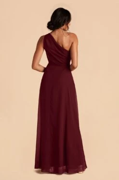 Kira Dress - Cabernet -Elegance Bridal Store cabernet convertible bridesmaid dress 04