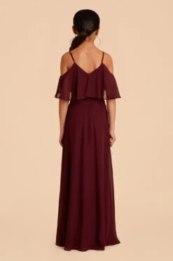 Janie Convertible Junior Dress - Cabernet 29 Janie Convertible Junior Dress - Cabernet -Elegance Bridal Store cabernet janie convertible junior bridesmaid dress 02
