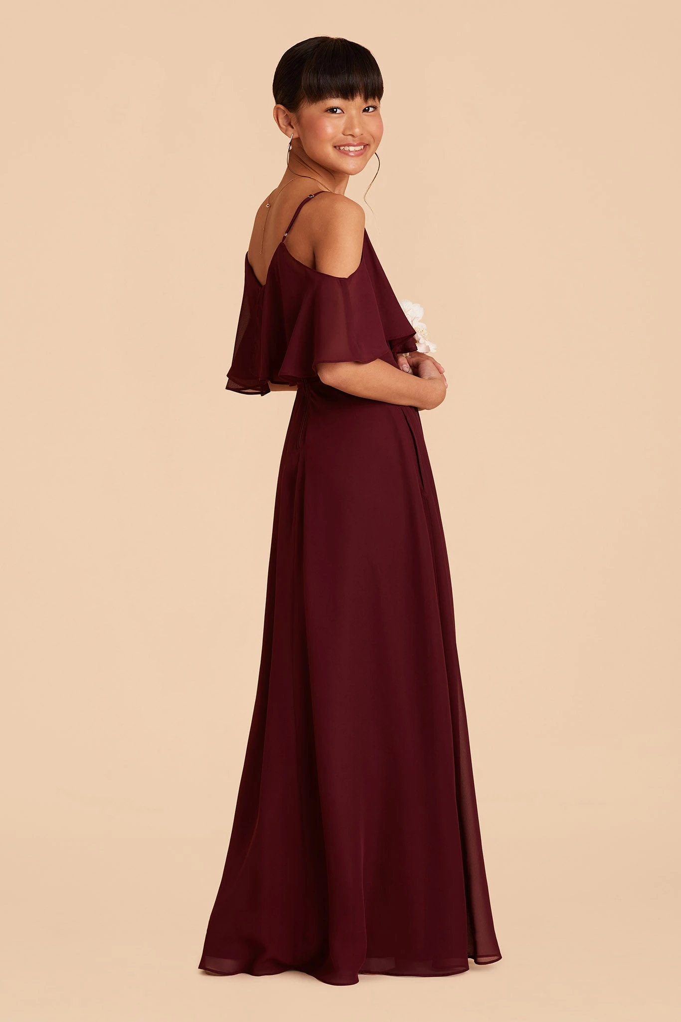 Janie Convertible Junior Dress - Cabernet 5 Janie Convertible Junior Dress - Cabernet - Image 3