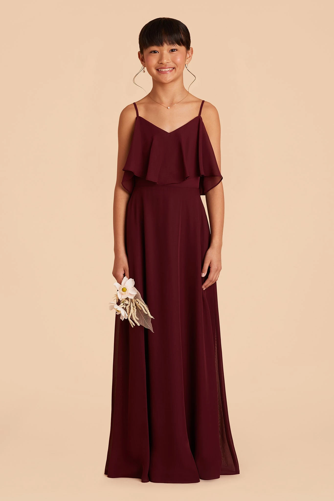 Janie Convertible Junior Dress - Cabernet 11 Janie Convertible Junior Dress - Cabernet - Image 9