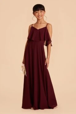 Janie Convertible Junior Dress - Cabernet 25 Janie Convertible Junior Dress - Cabernet -Elegance Bridal Store cabernet janie convertible junior bridesmaid dress 07