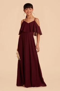 Janie Convertible Junior Dress - Cabernet 28 Janie Convertible Junior Dress - Cabernet -Elegance Bridal Store cabernet janie convertible junior bridesmaid dress 11