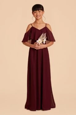 Janie Convertible Junior Dress - Cabernet 20 Janie Convertible Junior Dress - Cabernet -Elegance Bridal Store cabernet janie convertible junior bridesmaid dress 13