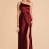 Kensie Shiny Satin Dress - Cabernet 2 Kensie Shiny Satin Dress - Cabernet -Elegance Bridal Store cabernet kensie satin bridesmaid dress 03
