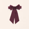 Liz Flower Girl Sash - Cabernet