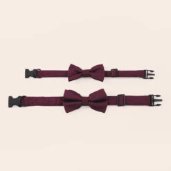 Sadie Dog Bow Tie Collar - Cabernet -Elegance Bridal Store cabernet sadie dog bow tie collar 01 c0324033 ece2 4a30 a3ea a83e4ce756d0