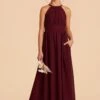 Sienna Junior Dress - Cabernet 1 Sienna Junior Dress - Cabernet -Elegance Bridal Store cabernet sienna junior bridesmaid dress 03