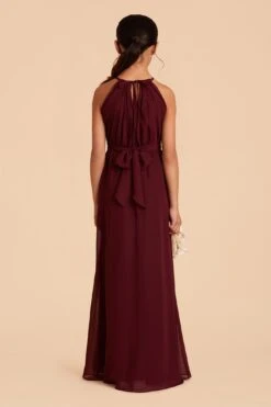 Sienna Junior Dress - Cabernet -Elegance Bridal Store cabernet sienna junior bridesmaid dress 06