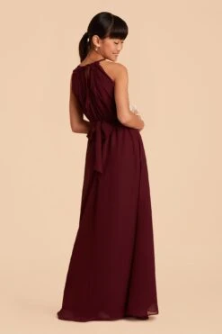 Sienna Junior Dress - Cabernet -Elegance Bridal Store cabernet sienna junior bridesmaid dress 08