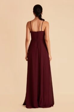 Winnie Convertible Chiffon Dress - Cabernet 30 Winnie Convertible Chiffon Dress - Cabernet -Elegance Bridal Store cabernet winnie convertible bridesmaid dress 01