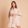 Kenny Ruffle Robe - Taupe -Elegance Bridal Store cbe2e759ffb3fe745e05269506a9bb58