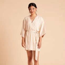 Karen Robe - Champagne -Elegance Bridal Store cc2cb202a2a9ae26244da1f94709cb29