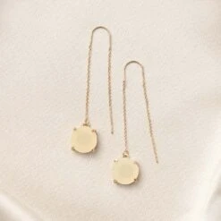 Freddie Threader Earrings - Champagne