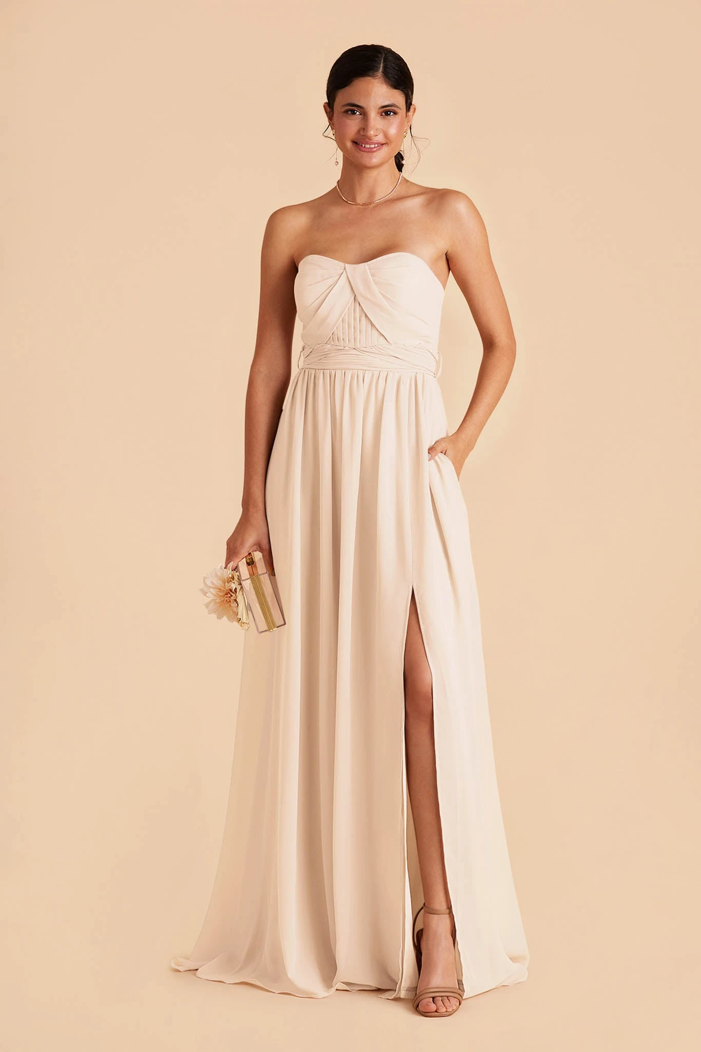 Grace Convertible Dress - Champagne 5 Grace Convertible Dress - Champagne - Image 3