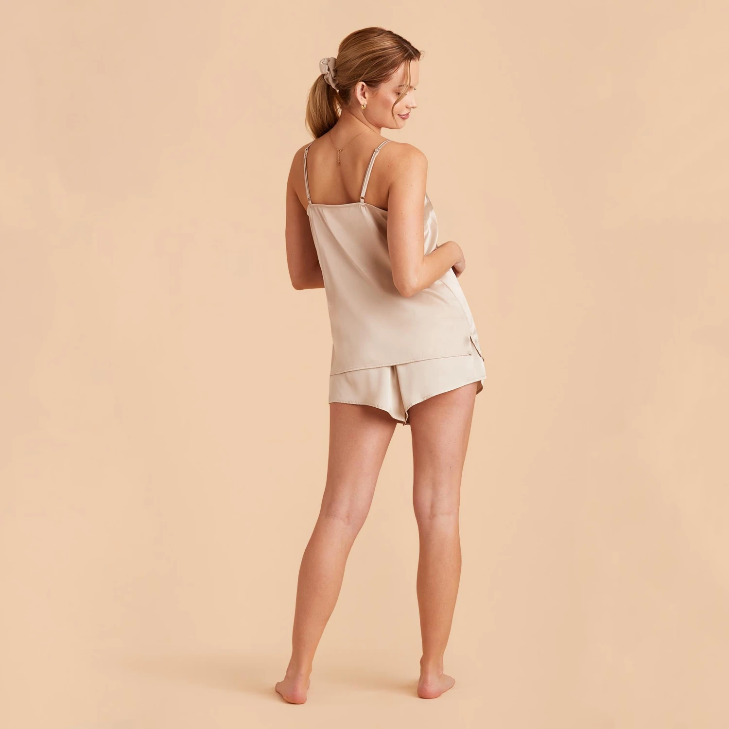 Olivia Cami And Shorts Set - Champagne 15 Olivia Cami And Shorts Set - Champagne - Image 13
