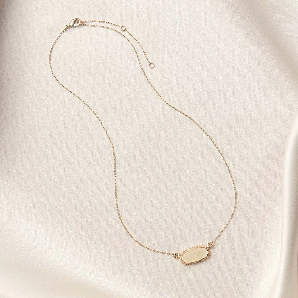 Presley Charm Necklace - Champagne 6 Presley Charm Necklace - Champagne - Image 4